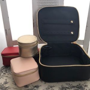 Aimee Kestenberg leather travel set